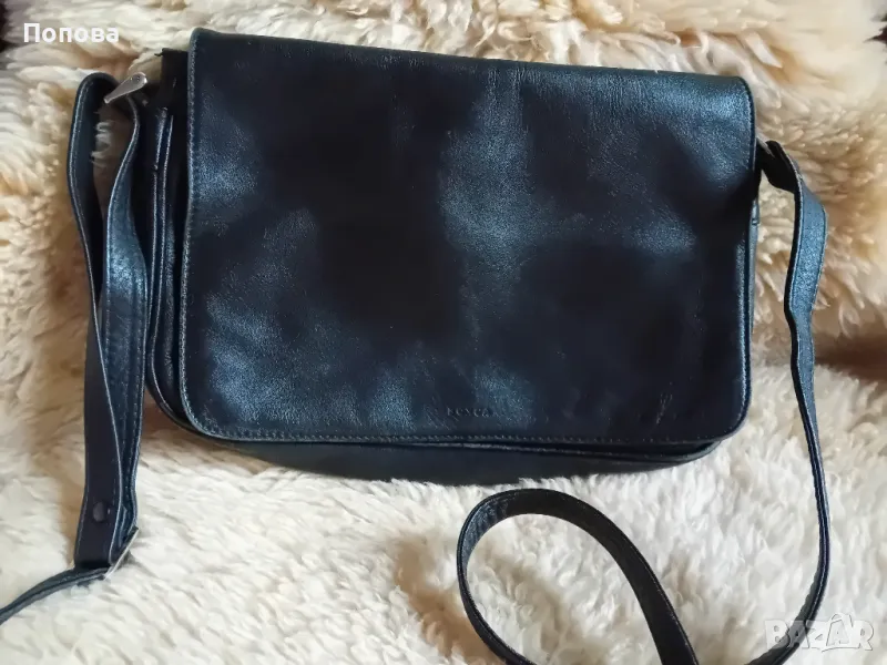 Маркова чанта с много отделения /естествена кожа/, снимка 1