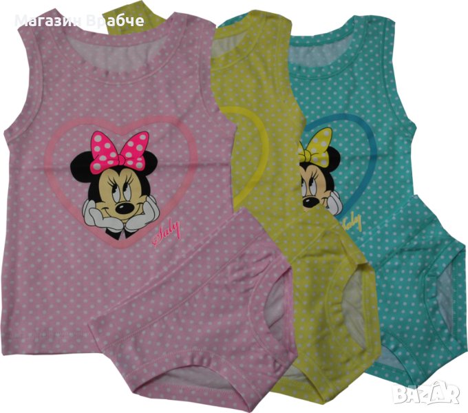 Комплект за момиченце памук/ликра, снимка 1
