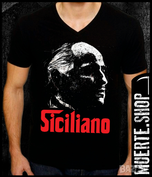 Тениска с щампа SICILIANO, снимка 1