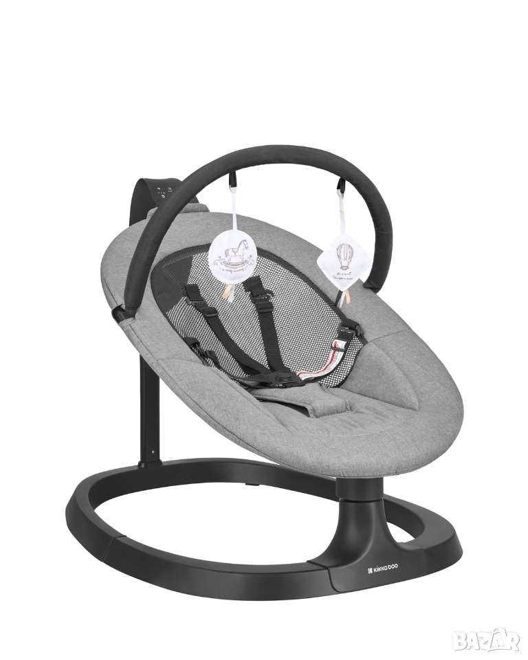 Електрическа люлка Zazu Grey, снимка 1