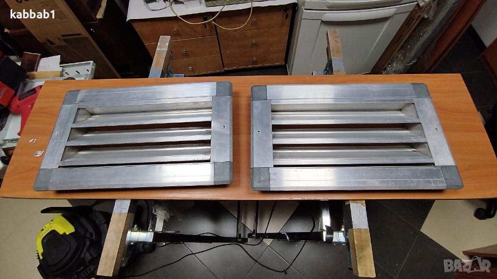 Алуминиев дифузьор/решетка за въздуховод 2бр, снимка 1