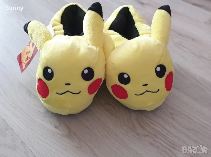 Детски плюшени пантофки Pokémon Pikachu , снимка 1