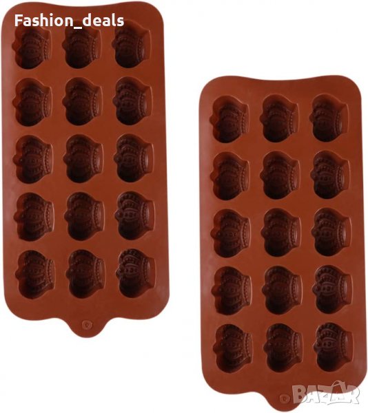 Нови 2 броя Силиконова тава за шоколад Форма за печене Сладкарство , снимка 1