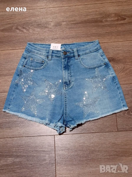 Дамски къси панталонки - звездички, снимка 1