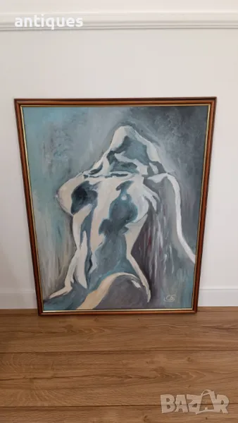 Картина "Тялото" - масло върху фазер - СБ  - 80/63см, снимка 1