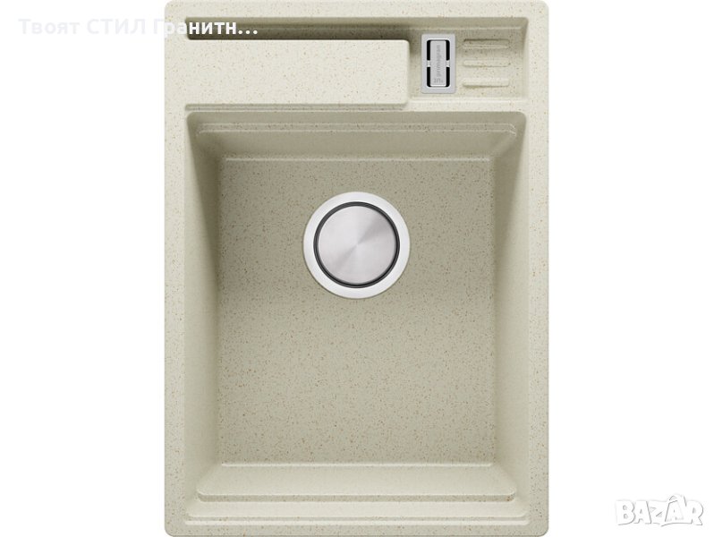 Кухненска Мивка от гранит модел Осло 40 Премиум 380 x 530 мм - бежова, снимка 1