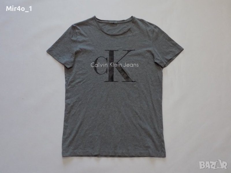 Тениска calvin klein ck риза потник блуза фанела оригинал мъжка сива М, снимка 1