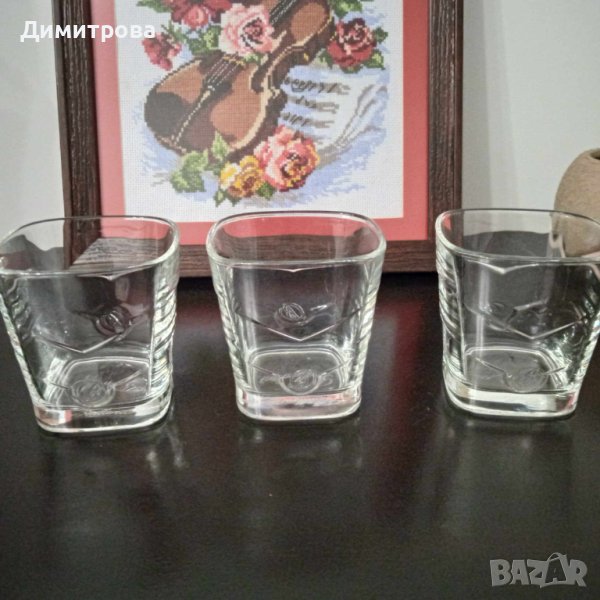 9 броя стъклени чаши за уиски, снимка 1