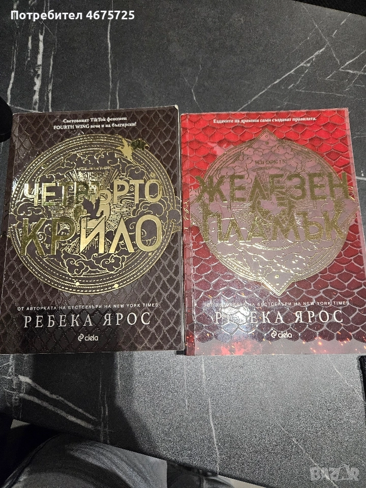 Четвърто крило и Железен пламък, снимка 1