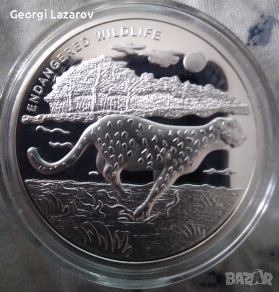 10 франка Конго 2007 Гепард, снимка 1