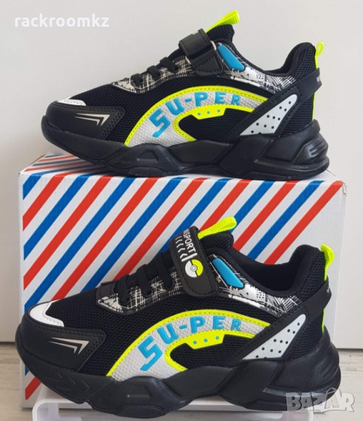 Детски маратонки с велкро и мрежчка, снимка 1