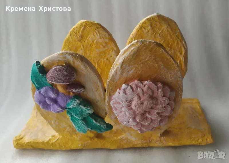 Салфетник с формата на яйчица , снимка 1