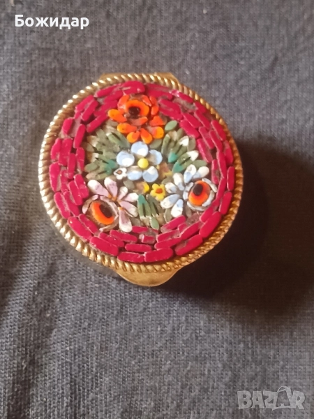 Венецианска мозайка. Кутийка за бижута.Италия., снимка 1