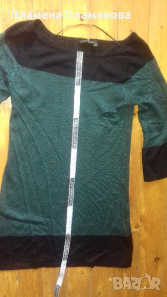 Туника черно-зелена, снимка 1