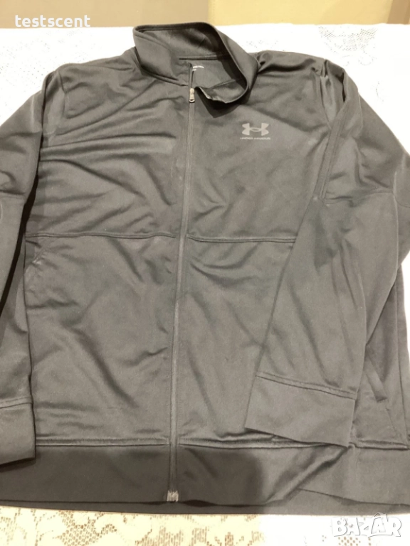 Under Armour мъжко горнище – черно – 2XL (UK) – Fitted – 100% полиестер, снимка 1