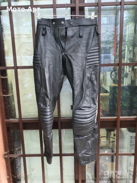 Мото Панталон Размер S ili XS Дамски Кожен Перфориран Top Slin Breda Размер 49, снимка 1