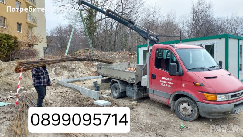 Камион с кран / самосвал ,транспортни услуги Варна, снимка 1