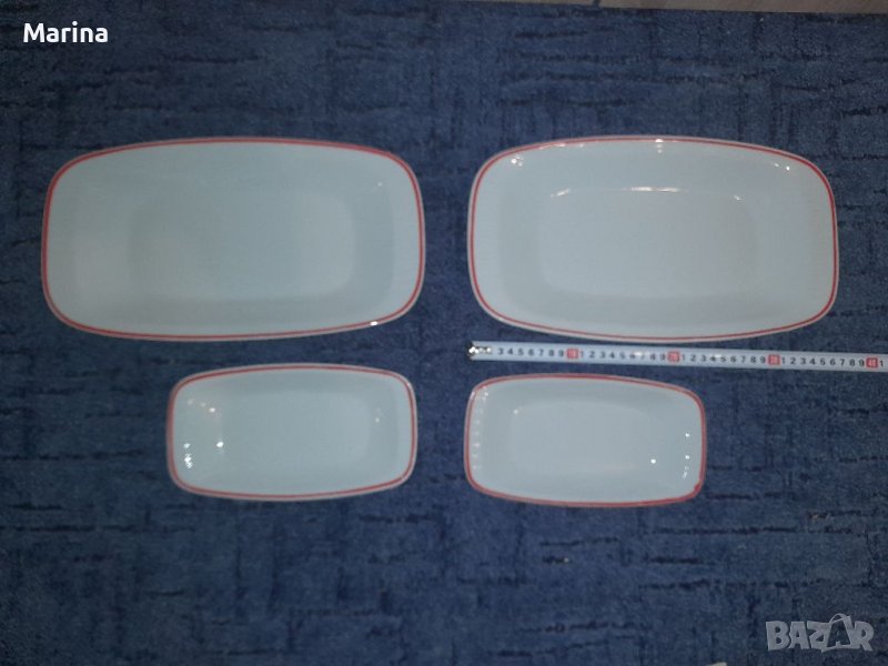 Порцеланови чинии Китка, снимка 1