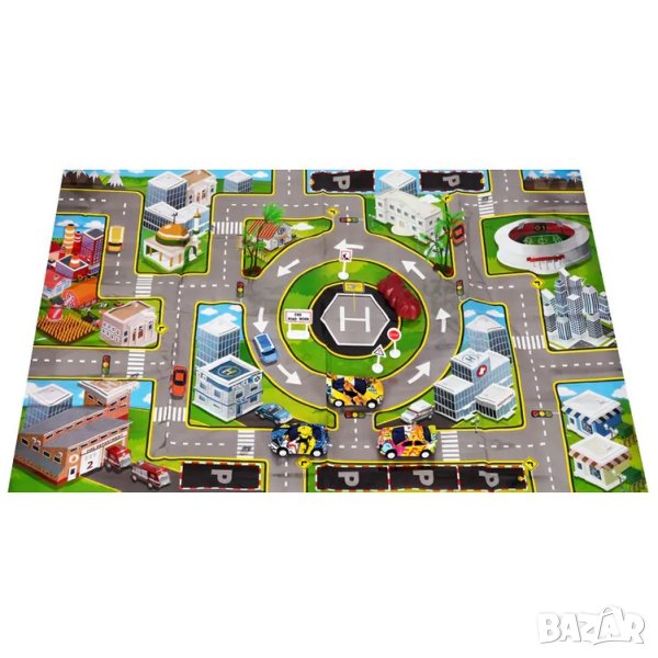 Комплект колички с килимче и аксесоари в туба, снимка 1