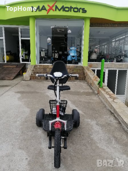 Електрическа Триколка с задно предаване A3 750W - Червена, снимка 1