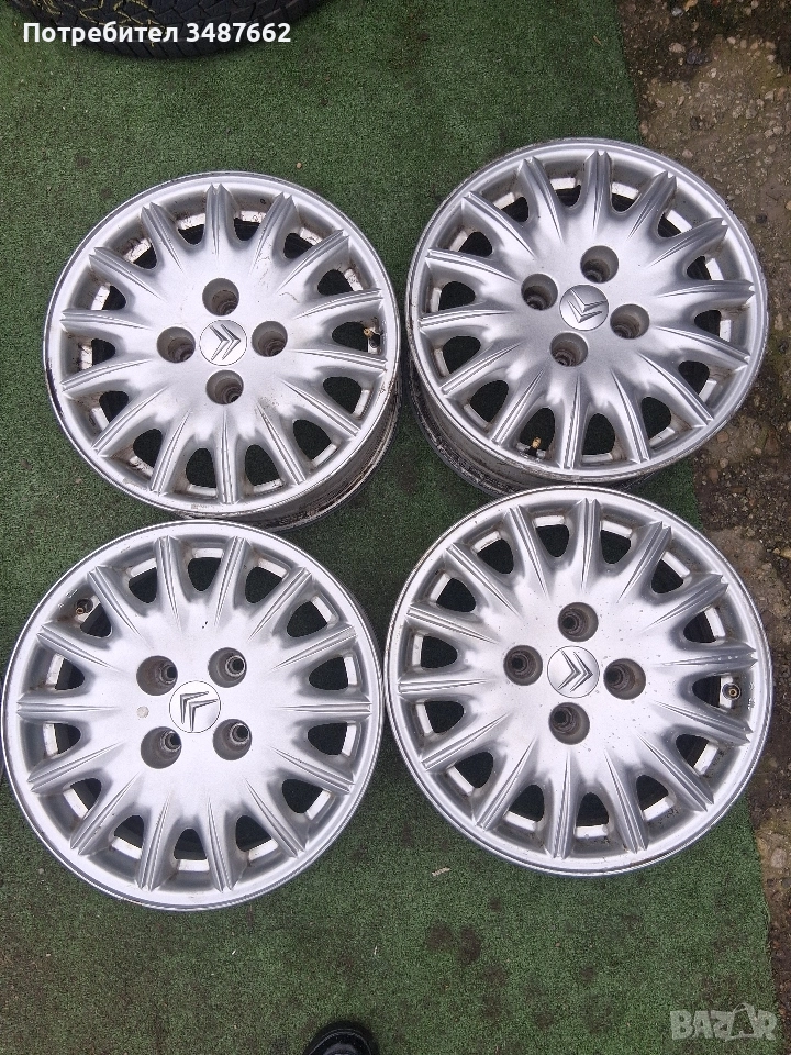 15цола за Пежо Ситроен 6.5J ×15 ет 25 ц.65.1 , снимка 1