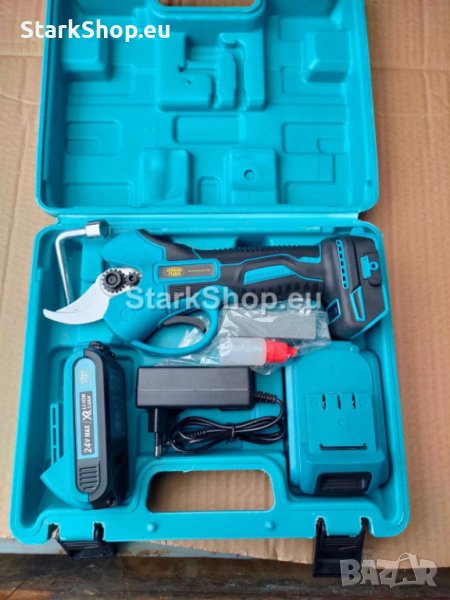 Градинска Акумулаторна Безчеткова Ножица Vermark 24V лозарска ножица на Батерии, снимка 1