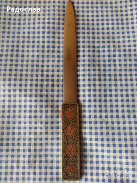стар  нож за писма Art Deco , снимка 1