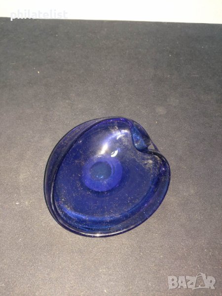 Пепелник - Синьо стъкло №3, снимка 1