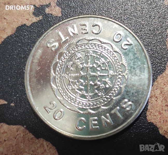 Монета Соломонови острови(UNC) 20 цента [2005], снимка 1