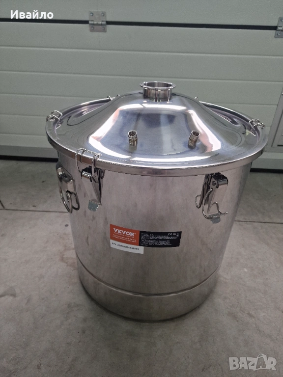 Казан за ракия от неръждавейка 70 литра, снимка 1