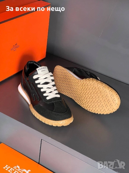 Hermes Дамски Черни Маратонки👟Дамски Спортни Обувки В Черен Цвят Хермес Код E1058, снимка 1