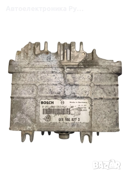 Компютър 6K0 906 027 D за двигател от Сеат Ибиза 2 1,0 50кс. за Seat Ibiza II 1.0 Bosch 0261203933/4, снимка 1