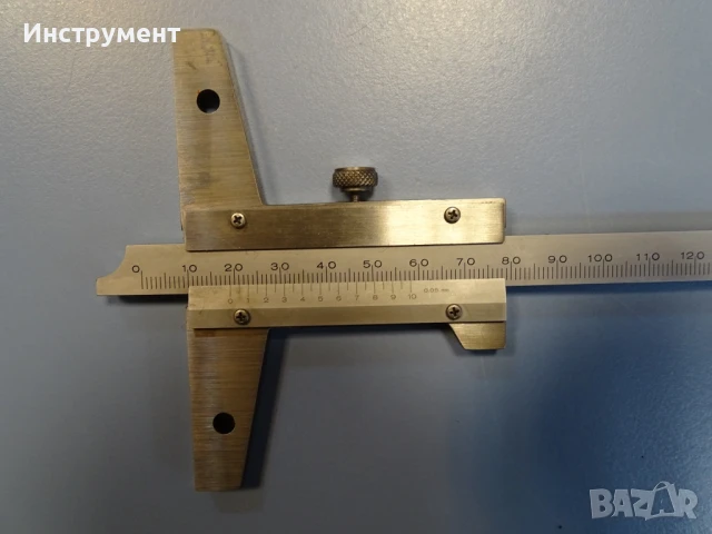 Шублер дълбокомер Mitutoyo 527-203 VDS30 Vernier Depth Gage 0-300mm, снимка 2 - Шублери - 50809167
