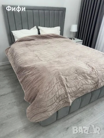 Кувертюра микро плюш Софт пепел рози