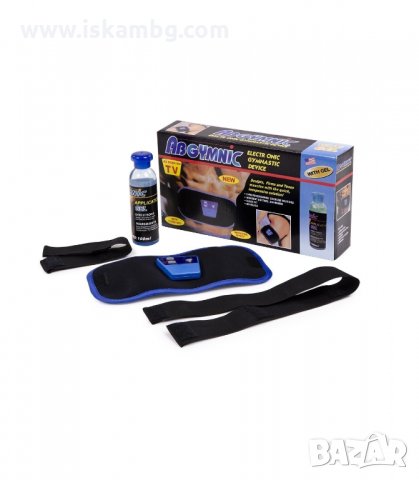 ЕЛЕКТРИЧЕСКИ ФИТНЕС КОЛАН ABGYMNIC - код 0161, снимка 4 - Спортна екипировка - 34088863