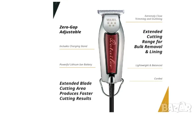 тример Wahl Detailer Classic Series машинка за бръснене , снимка 3 - Тримери - 49363271