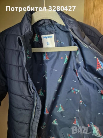 Яке "Mayoral". Размер 98см, снимка 5 - Детски якета и елеци - 52015324