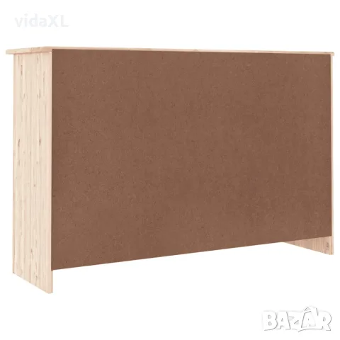 vidaXL Сайдборд ALTA, 112x35x73 см, борово дърво масив, снимка 6 - Бюфети - 56147282