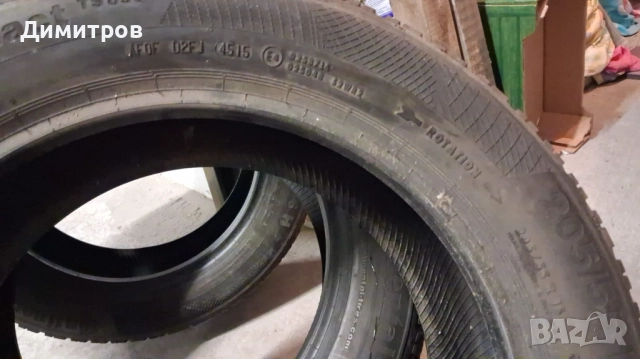 4 бр.Зимни гуми 205/55/16 continental , снимка 5 - Гуми и джанти - 51516818