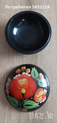 кутийка хохлома Русия за ценители , снимка 4 - Антикварни и старинни предмети - 52713066