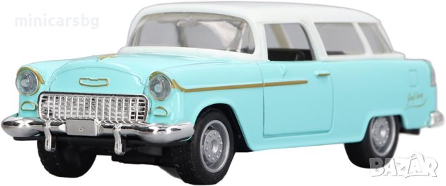 Метални колички: 1955 Chevrolet Bel Air (Шевролет), снимка 1