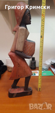 Дървени статуетки, снимка 2 - Антикварни и старинни предмети - 35417231