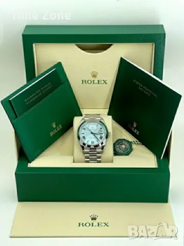 Rolex Day-Date 40mm President Platinum Ice Blue Dial Automatic Различни Варианти, снимка 2 - Мъжки - 48183459