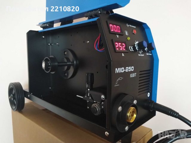 MAX PROFESIONAL Телоподаващо устройство CO2 MIG 250А - Телоподаващ Апарат - ТОП ЦЕНА, снимка 2 - Други машини и части - 27672790