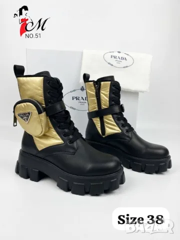 Prada ✨ Louis Vuitton ✨Prada ✨Дамски Боти, снимка 3 - Дамски боти - 56313459