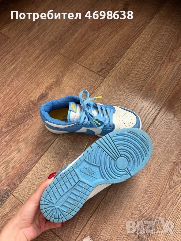 Nike Dunk University Blue, снимка 2 - Маратонки - 52967061