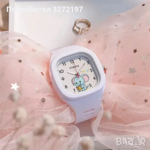MINISO Сладък детски кварцов часовник,Моден светещ,Различни цветове, снимка 17 - Детски - 48330882