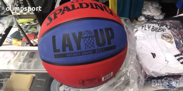 баскетболна топка Спалдинг нова каучук размер 5,6,7 напомпена