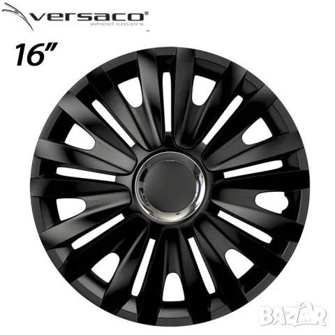 Тасове Versaco Royal RC черни за 16'' джанти, комплект от 4 броя, снимка 2 - Аксесоари и консумативи - 55861699