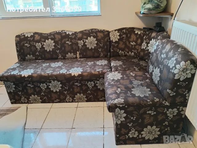 Кухненски ъгъл 180/110, снимка 3 - Дивани и мека мебел - 56347342